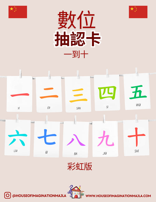 Chinese - 抽認卡 - 數位