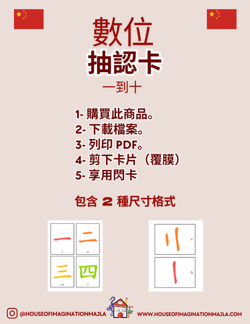 Chinese - 抽認卡 - 數位